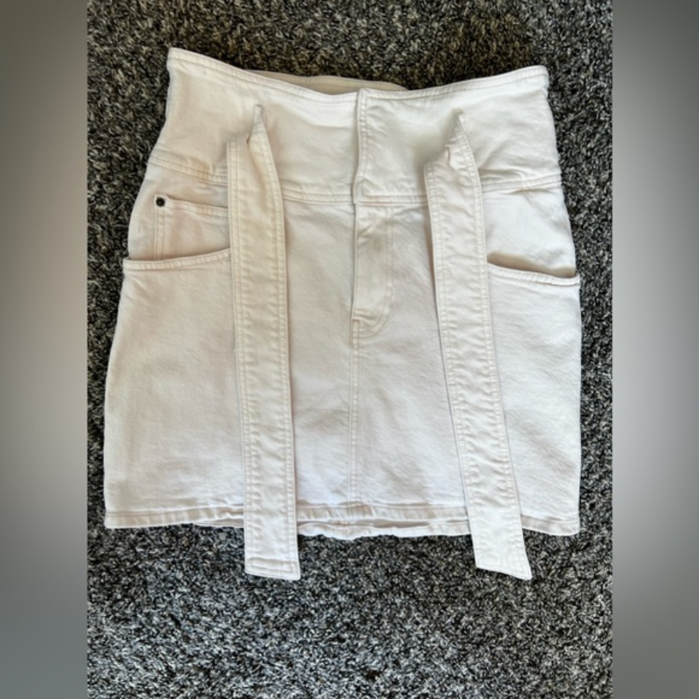 Rebecca Minkoff Denim Pink Skirt - Size Medium